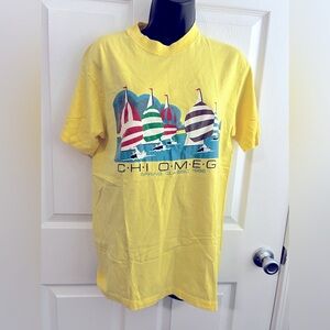 Vintage Single Stitch Yellow Chicago T Shirt